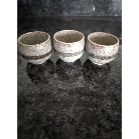 Vintage Sousaku Ceramic Sake Set With Floral Design Banko Ware - Picture 10 of 14